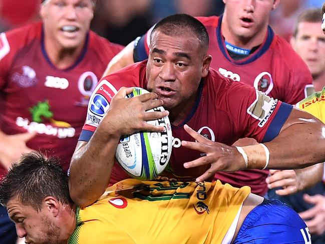 Caleb Timu’s uncompromising style while playing for the Reds caught the eye of Michael Cheika.