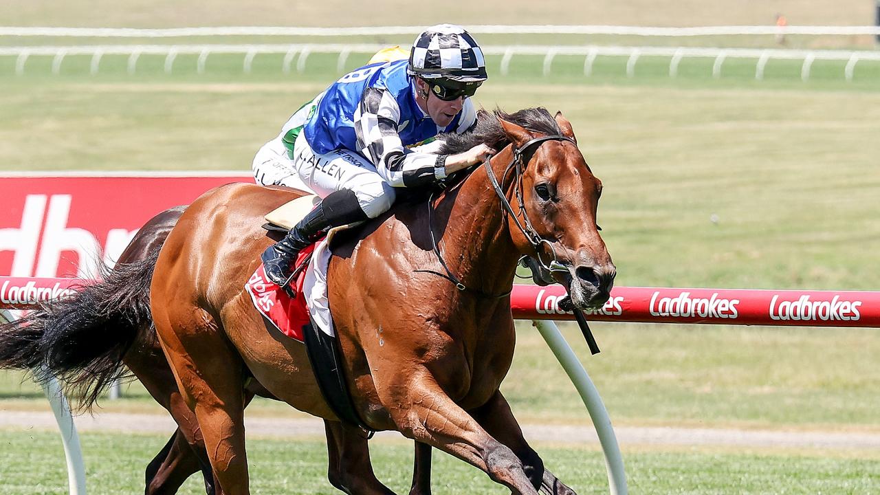 Nugget will be ridden by Damien Oliver in the All-Star Mile. Picture: Racing Photos via Getty Images