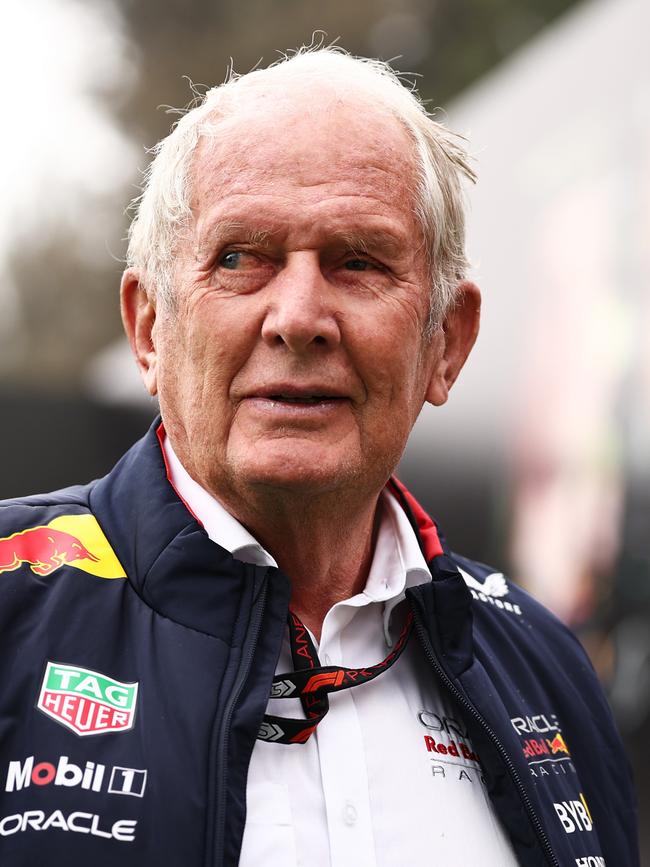 Helmut Marko was very sympathetic. (Photo by Jared C. Tilton/Getty Images)