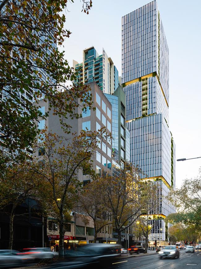 The tower was designed by Chicago-based achitecture firm Skidmore, Owings &amp; Merrill.