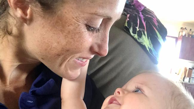 Cooktown resident Jen Pope was pregnant in 2021 and booked in to give birth at Cooktown Hospital but the closure of it's birthing unit in 2022 meant she and her husband Luke chose a home birth rather than risk of one on the side of the highway while driving to Cairns. Hospital. Picture: Supplied