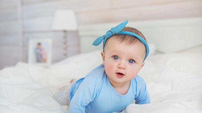 Would you dress your baby or toddler girl in blue, or let your boy wear a dress? Picture: KristinaKibler