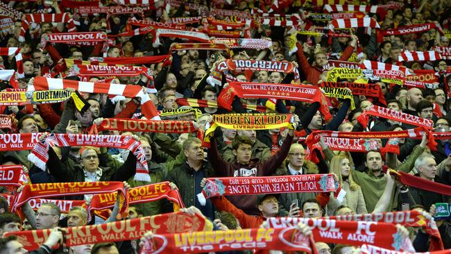 Liverpool fans retains a special bond with the club they support. AFP Photo