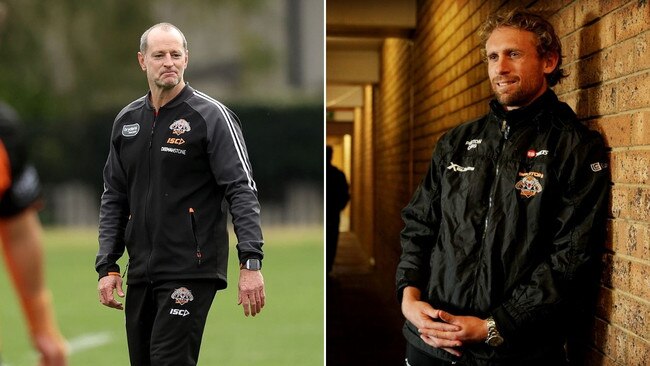 Michael Maguire’s Wests Tigers coaching reshuffle has club great Brett Hodgson weighing-up whether to stay at the club.