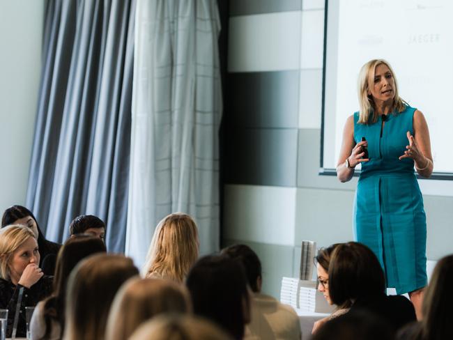 Sydney-based founder of women’s networking group LBD Group Janine Garner says believing in yourself is one of the critical first steps to a successful career. Picture: Julia Archibald