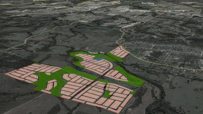 Stockland’s community will include over 2,000 homes in the future regional city of Caboolture West. Picture: Stockland