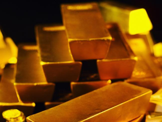 26/07/2011 NEWS: Generic image of bars (ingots) of gold bullion. Pic. Thinkstock