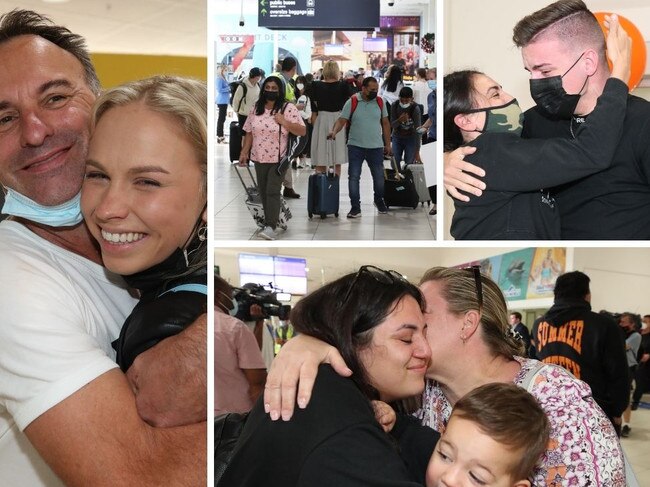 People arriving at Gold Coast Airport