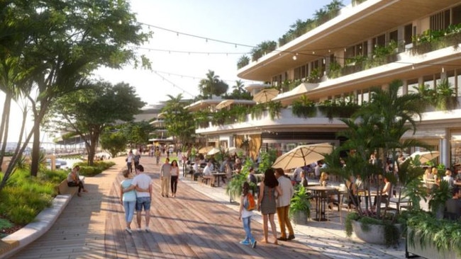 Northshore Vision 2050 riverfront promenade area. Image: Supplied