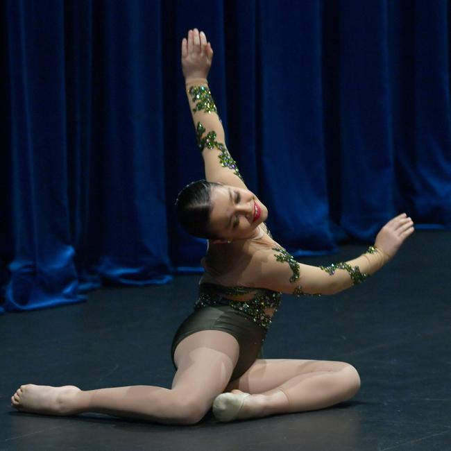 Townsville Eisteddfod. Modern Dance. Age 10. Slow Tempo Solo. Frankie Thurston. Picture: Evan Morgan