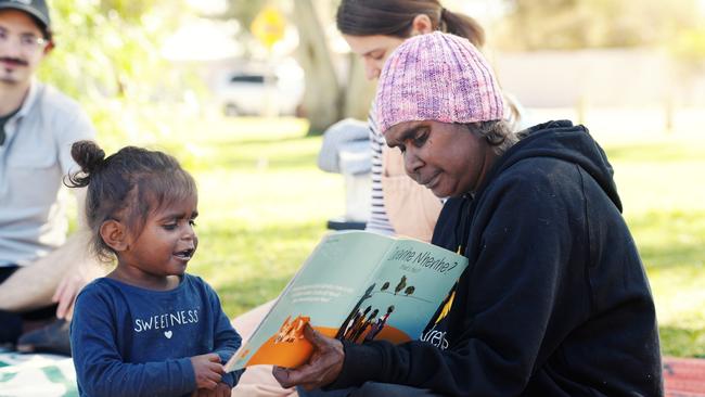 Children's Ground staff members delivering services in Alice Springs. Picture: Supplied