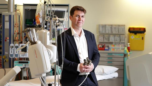 BiVACOR titanium heart inventor Daniel Timms. Picture: Jane Dempster