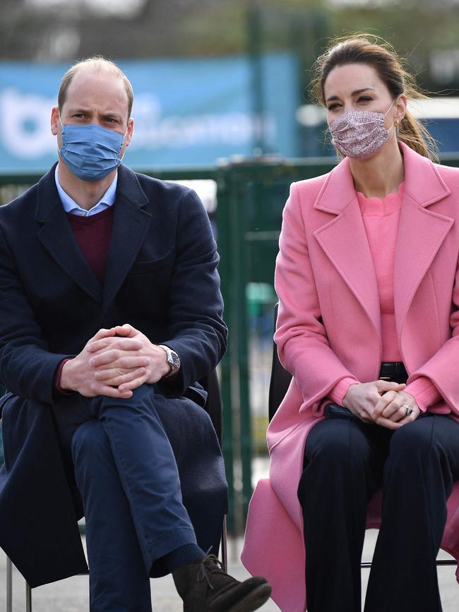 Prince William and his wife Catherine, Duchess of Cambridge at a public engagement on March 11. Picture: Justin Tallis/AFP