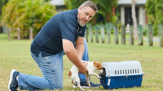 Division 9 Cairns regional councillor Brett Olds is pushing for a $500,000 increase in the animal management budget to go towards the Paw Patrol program to put on new officers to deal with problem dogs on the loose. Picture: Romy Bullerjahn