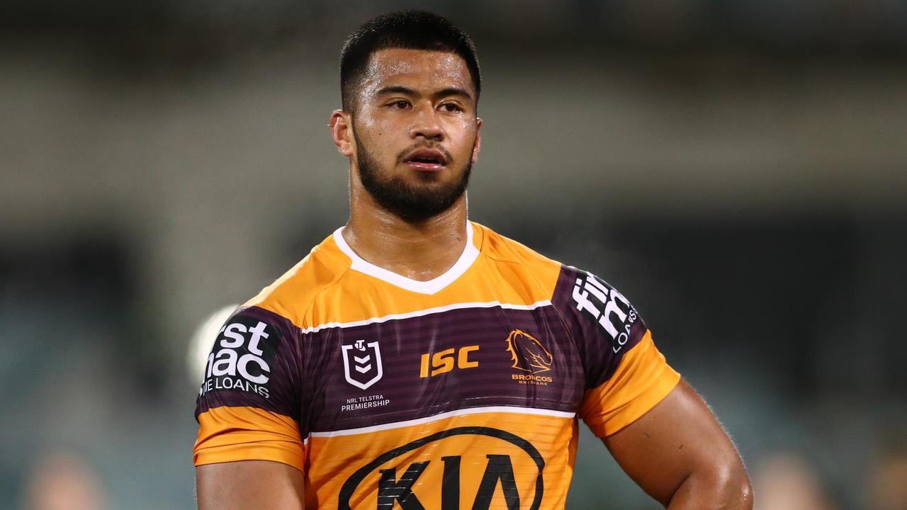Brisbane Broncos player Payne Haas has asking for on immediate release from the club after salary increase negotiations broke down Picture Nrl Photos
