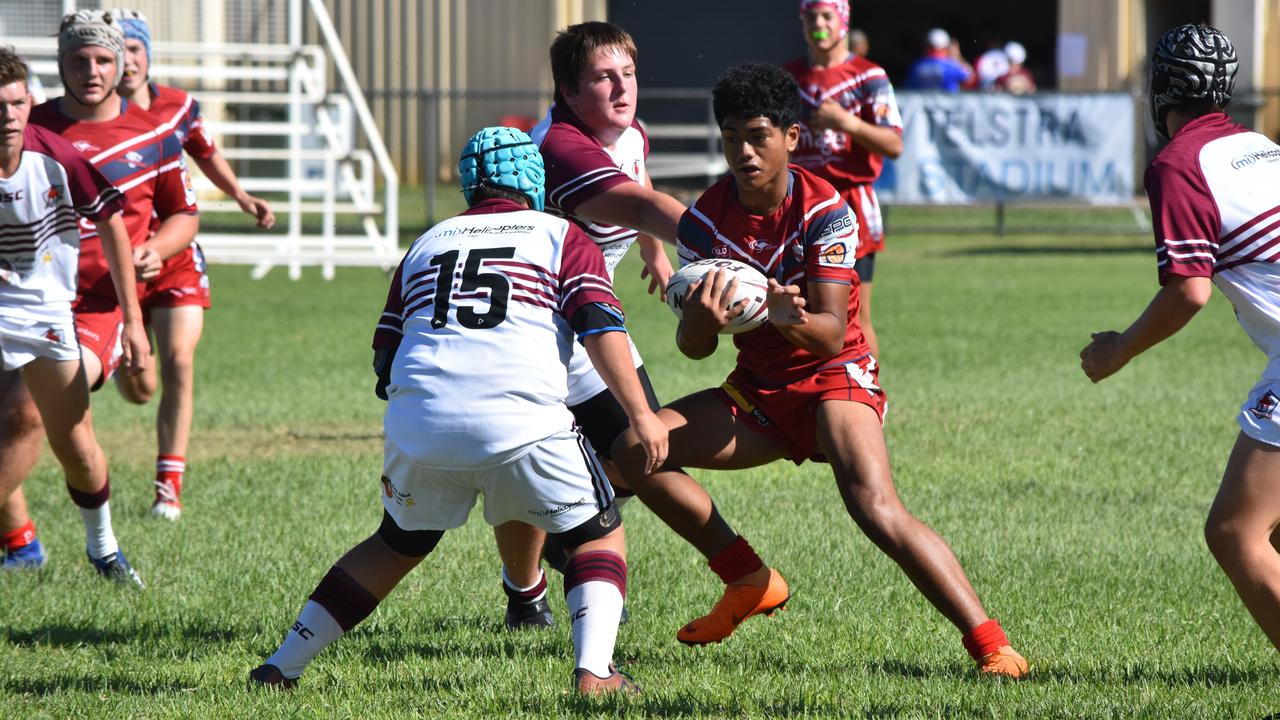 Wallumbilla-Surat Redbulls v Redcliffe Dolphins U16. Adrian Vowles Cup 2020.
