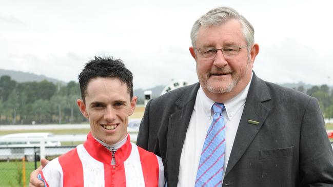 Jockey Jay Ford and trainer Keith Dryden