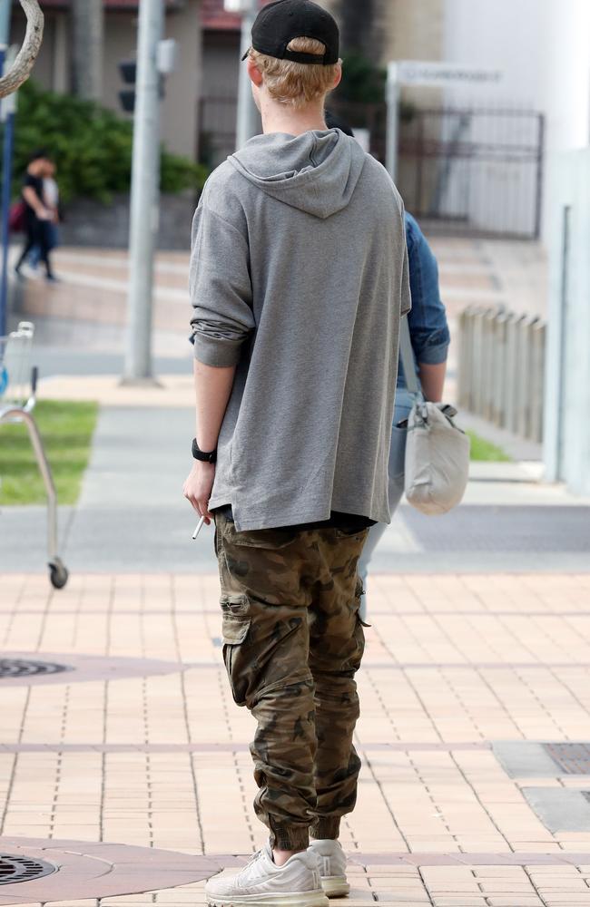 A teen outside Southport Court. Photo by Richard Gosling