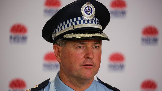 NSW Police Deputy Commissioner Mick Willing said more would be done to stop regional spread of Covid-19. Picture: NCA Newswire/Gaye Gerard.