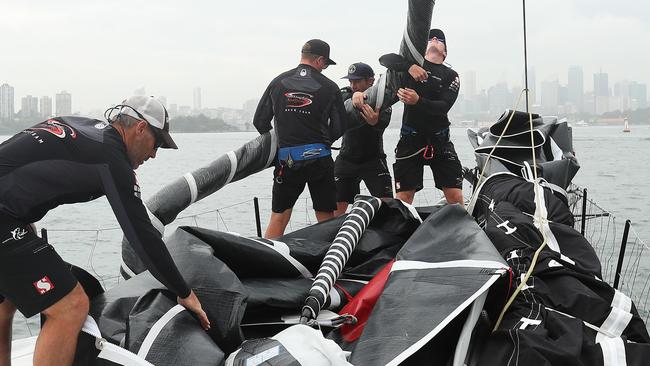 Scallywag is one of the favourites for line honours in the Sydney to Hobart this year.