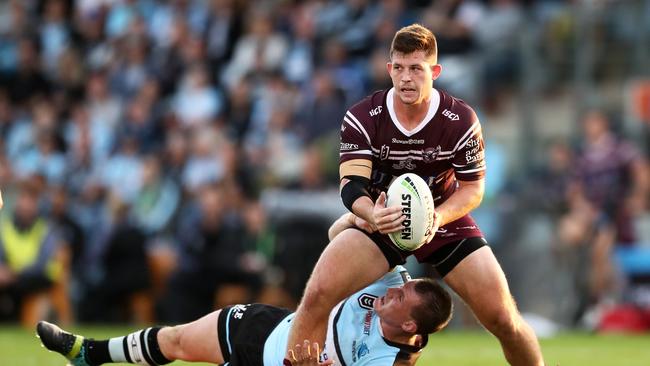 Cade Cust had a memorable NRL debut. (Photo by Matt King/Getty Images)