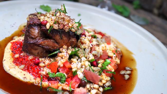 The braised lamb shoulder. Picture: Jenifer Jagielski