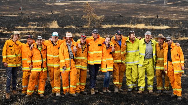 Mid North firefighters at Harrogate: Dom Butterick, Nigel Clogg, Craig Waters, Mitchell Orrock, Andrew Walter, Trent Thomas, Rowdy Bastian, Eliza Bastian, Todd Orrock, Andrew Sargeant, Malcolm Sargeant, Mick Hollitt and Joe Koch. Picture: Tricia Watkinson