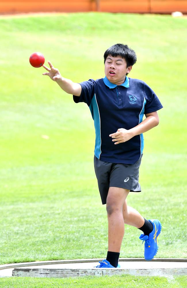 The Queensland All Schools track and field championships at QSAC. Saturday November 2, 2024. Picture, John Gass