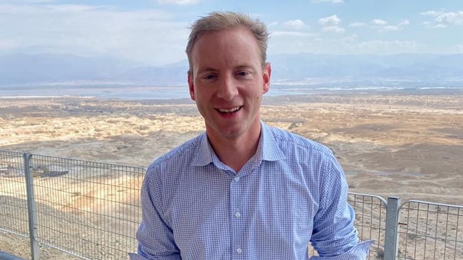 Opposition leader David Speirs in Israel in 2020. Picture: Facebook