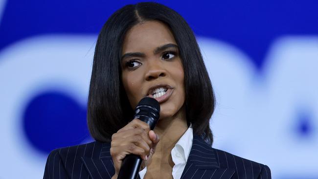 ORLANDO, FLORIDA - FEBRUARY 25: Candace Owens speaks during the Conservative Political Action Conference (CPAC) at The Rosen Shingle Creek on February 25, 2022 in Orlando, Florida. CPAC, which began in 1974, is an annual political conference attended by conservative activists and elected officials.   Joe Raedle/Getty Images/AFP == FOR NEWSPAPERS, INTERNET, TELCOS & TELEVISION USE ONLY ==