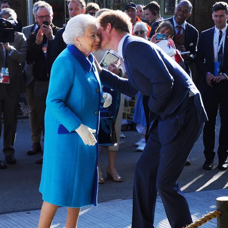 The Queen was said to feel blindsided by the way Prince Harry announced he was planning to step down as a royal. Picture: Stuart C. Wilson/EPA