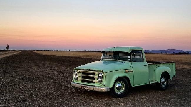 Simon Clark's International Harvester AB110 is picture perfect. Simon, from Horsham, says he loves his ute that was made in, and is still working hard, in Australia.