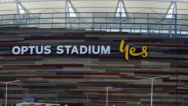 Pictured is Optus stadium. AAP Image/Richard Wainwright