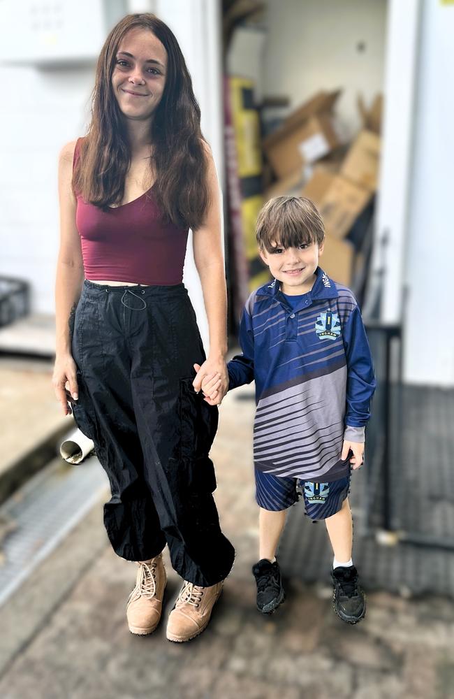 Kelly Cassotti with her eldest boy, Ingham State School student Ryley who is about to turn 6. Picture: Supplied