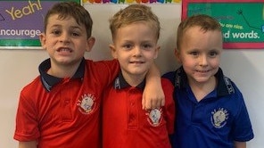 St James Primary School: Thomas, Richie and Bill. PHOTO: Supplied