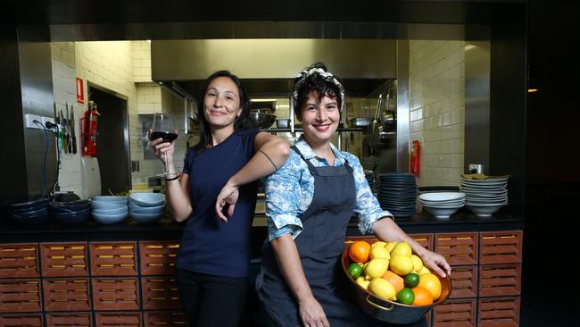 Sommelier Katrina Birchmeier and chef Analiese Gregory. Britta Campion / The Australian.