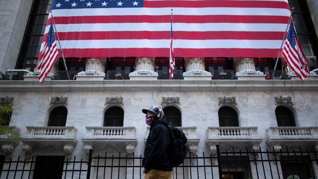 After Friday’s session, Wall Street is back to its all-time February high. Picture: AFP