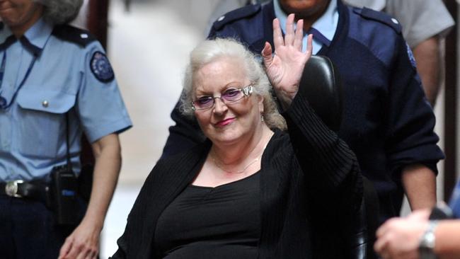 Judy Moran has been taken to St Vincent’s public hospital. Picture: AAP