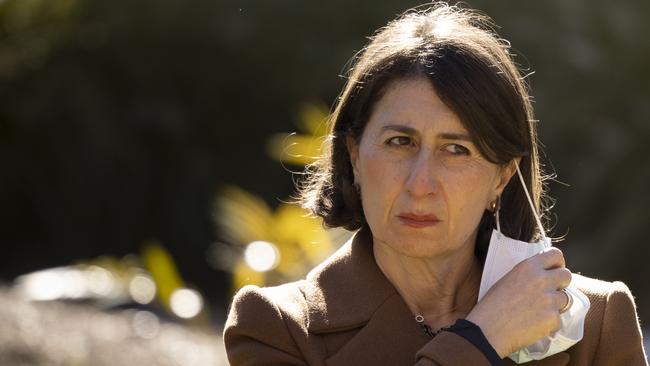 Premier Gladys Berejiklian says the Delta variants means NSW cannot just open up and live with the virus. Picture: Getty Images