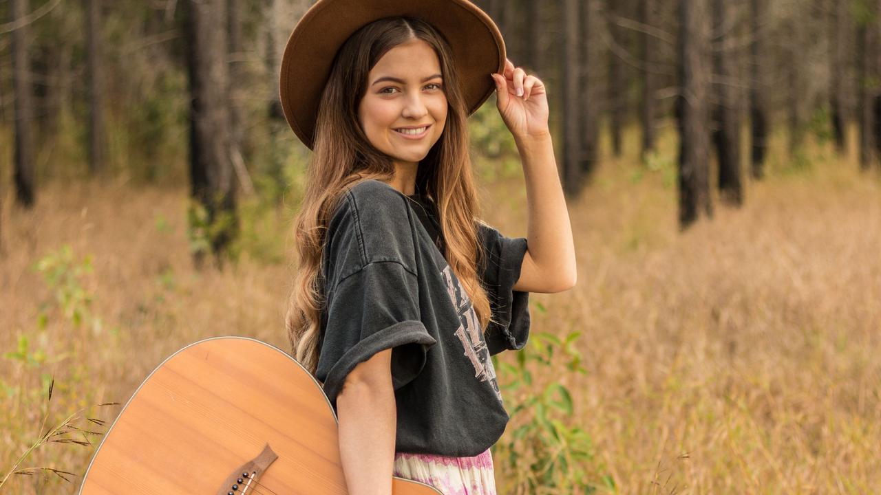 Local musician Stella Hutchins wrote Dance with Me about finding something you love and finding something that brings you happiness. Photo: Kyle Schneider Photography