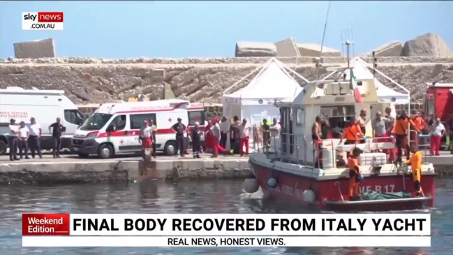 Final body recovered from sunken yacht in Sicily