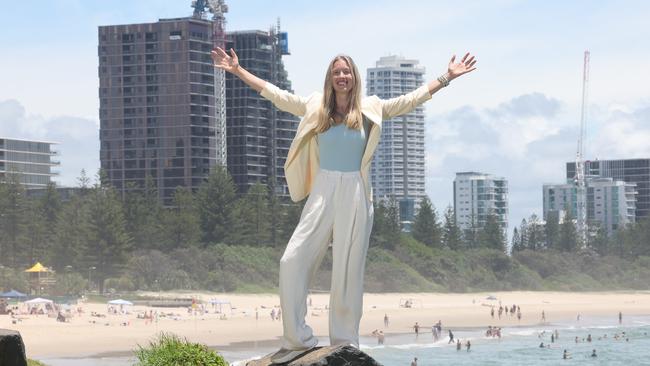 Marathon runner Erchana Murray-Bartlett has decided to take the leap into politics and run for the federal seat of McPherson, which takes in Burleigh Heads, as an Independent in the upcoming elections. Picture Glenn Hampson