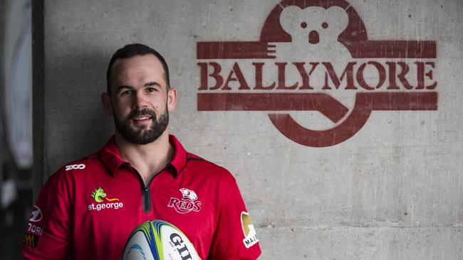 Queensland Reds signing Jono Lance. Picture: QRU/Brendan Hertel