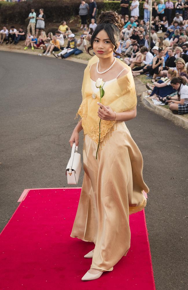 Lucy Guerrero at Harristown State High School formal at Highfields Cultural Centre, Friday, November 17, 2023. Picture: Kevin Farmer