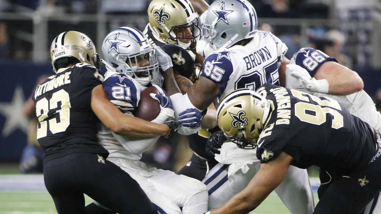 Cowboys stifle Brees, end Saints' 10-game win streak, 13-10