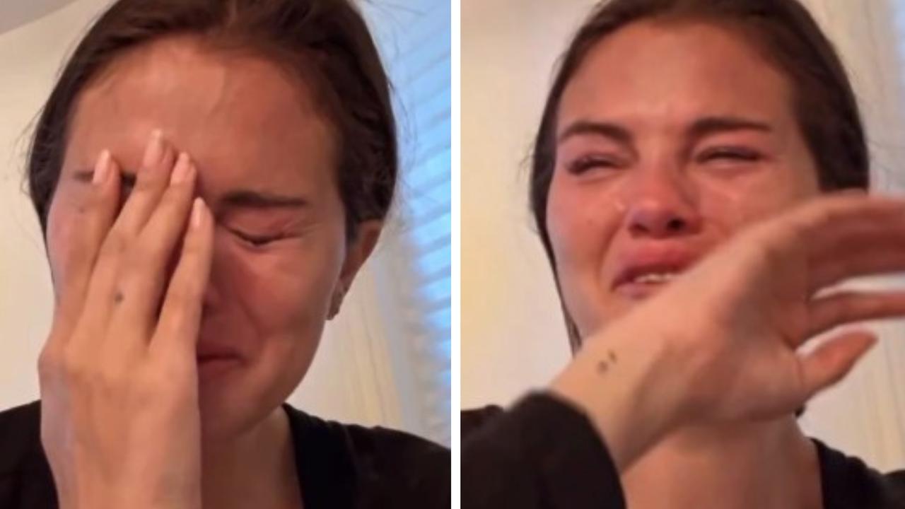 Gomez appeared overcome with emotion in the video.