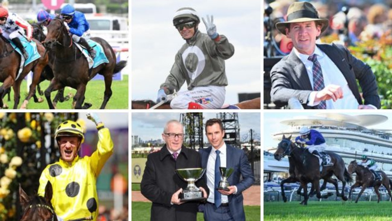 (Clockwise from top left): Broadsiding, Craig Williams, Ciaron Maher, The Map, Mick Price and Michael Kent Jr and Mark Zahra.