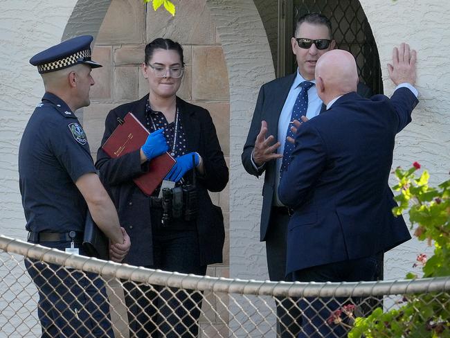 ADELAIDE, AUSTRALIA - NewsWire Photos 14 JANUARY, 2025. At about 12.30 am on Tuesday 14 January police were called to a series of alarm activations on business premises on Henley Beach Road at Torrensville. When police arrived they discovered several businesses had been broken into and located a suspect at the scene. The 32-year-old man had suffered a leg injury as a result of the break ins. Enquiries with this man led police to a nearby Cowandilla home, at 10 Harley Street, where they located the body of a 60-year-old man. Police believe the victim to be a resident of the address, and both men are known to each other. Police are currently managing the scene. The 32-year-old Cowandilla man has been arrested and is receiving treatment for his leg injury. January 14, 2025: Picture: NewsWire / Dean Martin