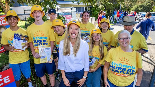 Erchana Murray-Bartlett at Robina State School. Picture: Nigel Hallett
