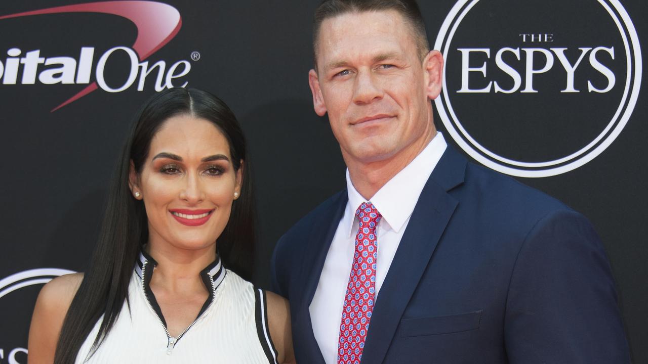 Nikki Bella and John Cena split suddenly in 2018. Picture: AFP.
